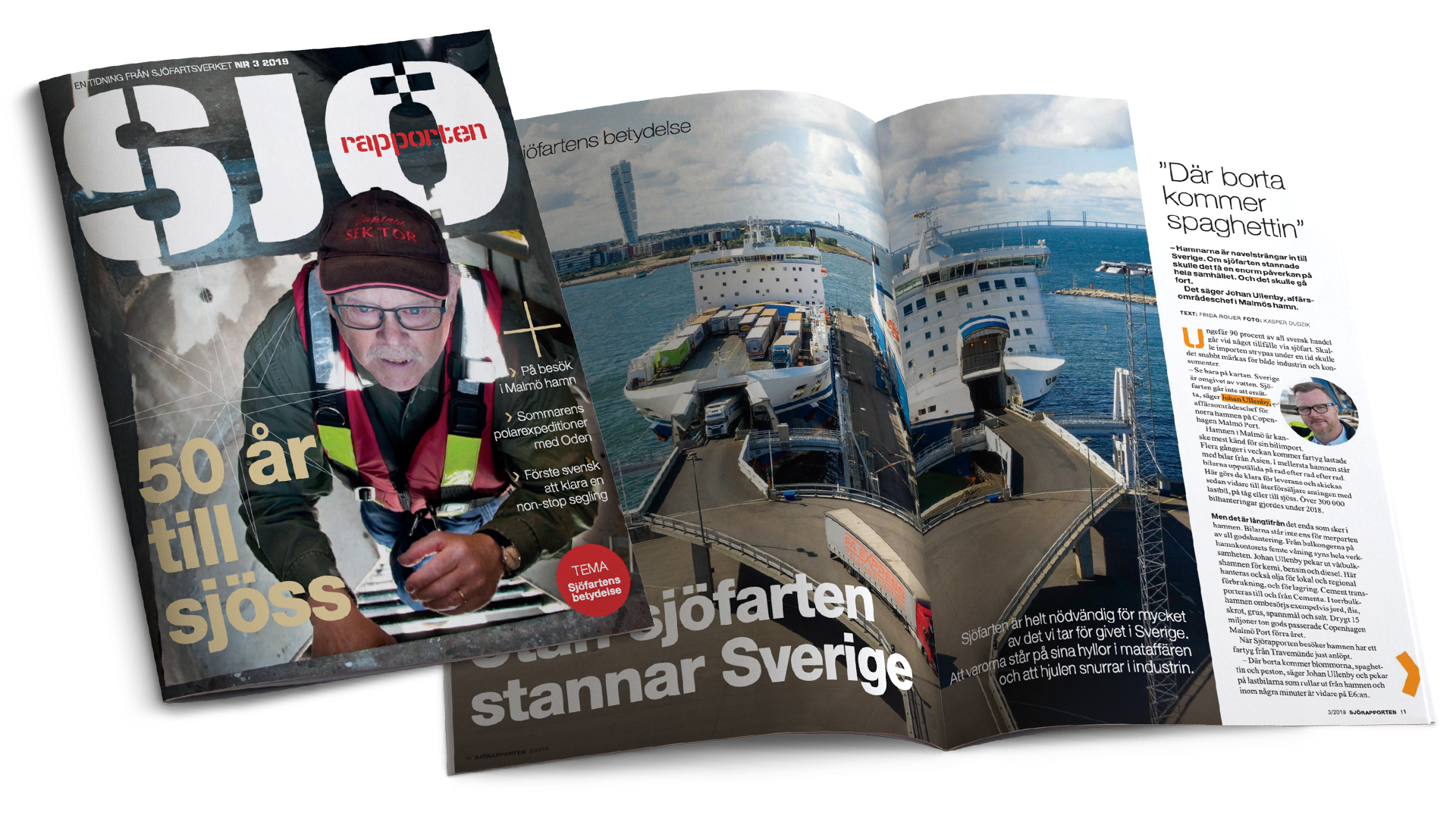 Under temat Sjöfartens betydelse besöker Sjörapporten Malmö hamn och pratar om vikten av en fungerande sjöfart för Sverige.